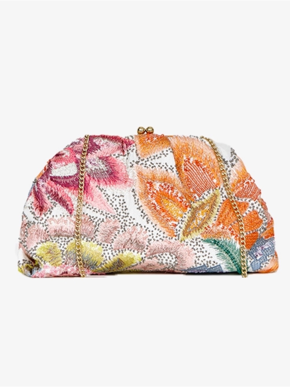 M.A.B.E Alta Embroidered Clutch - NWT!